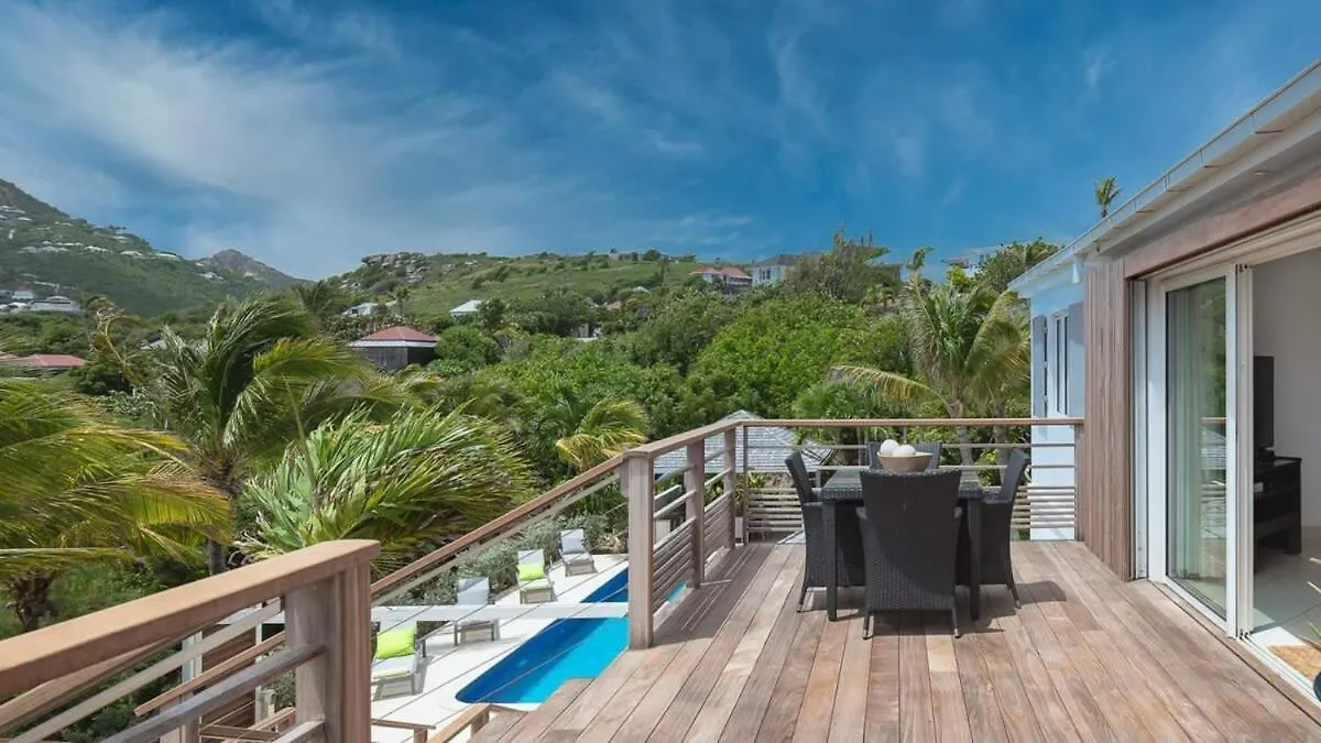 Private Villa With Astonishing View Of Hills Pointe Milou Svatý Bartoloměj