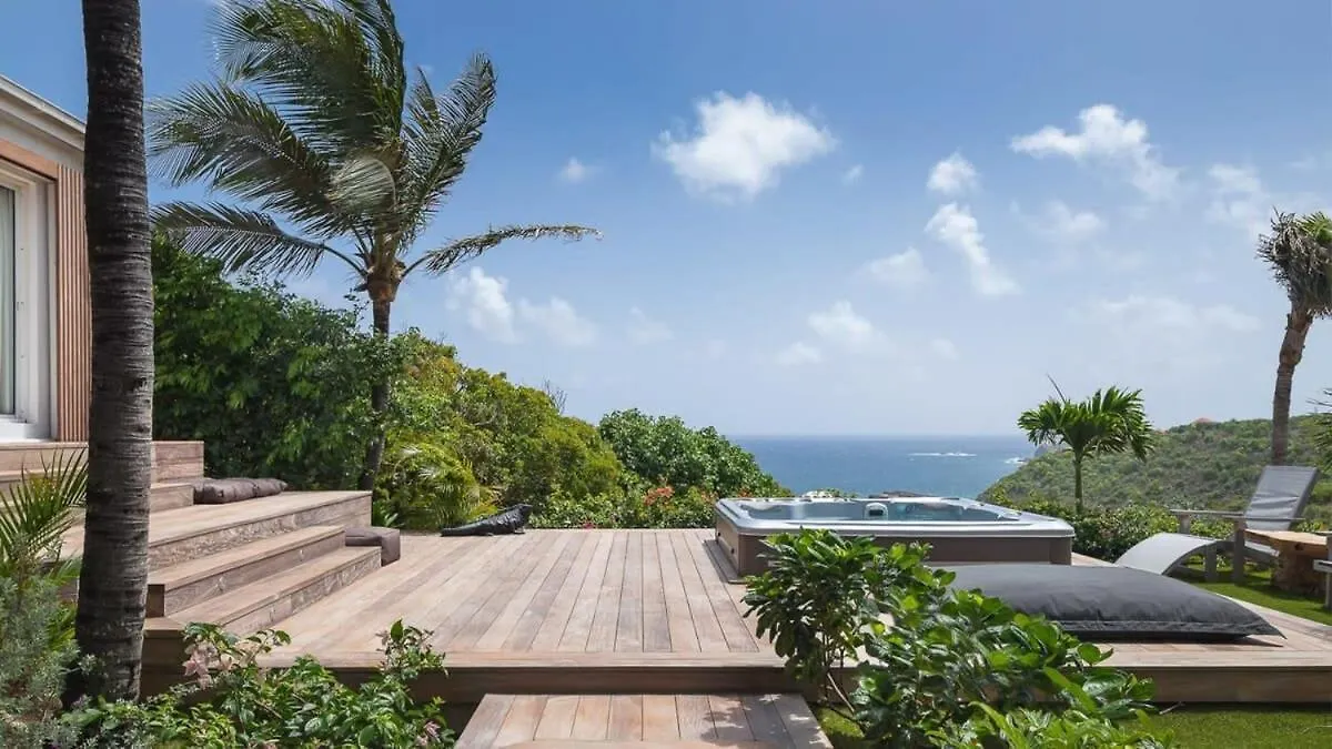 Private Villa With Astonishing View Of Hills Pointe Milou Svatý Bartoloměj