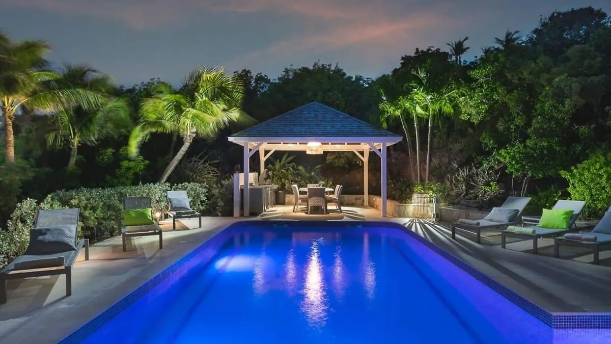 Private Villa With Astonishing View Of Hills Pointe Milou Saint Barthelemy
